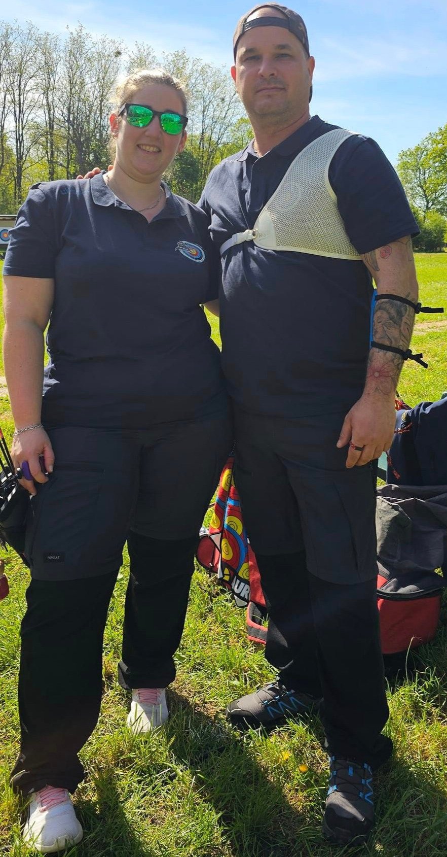 Clément et Maëlle sous le soleil